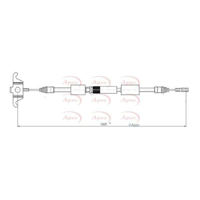 Apec Handbrake Cable Centre CAB1135