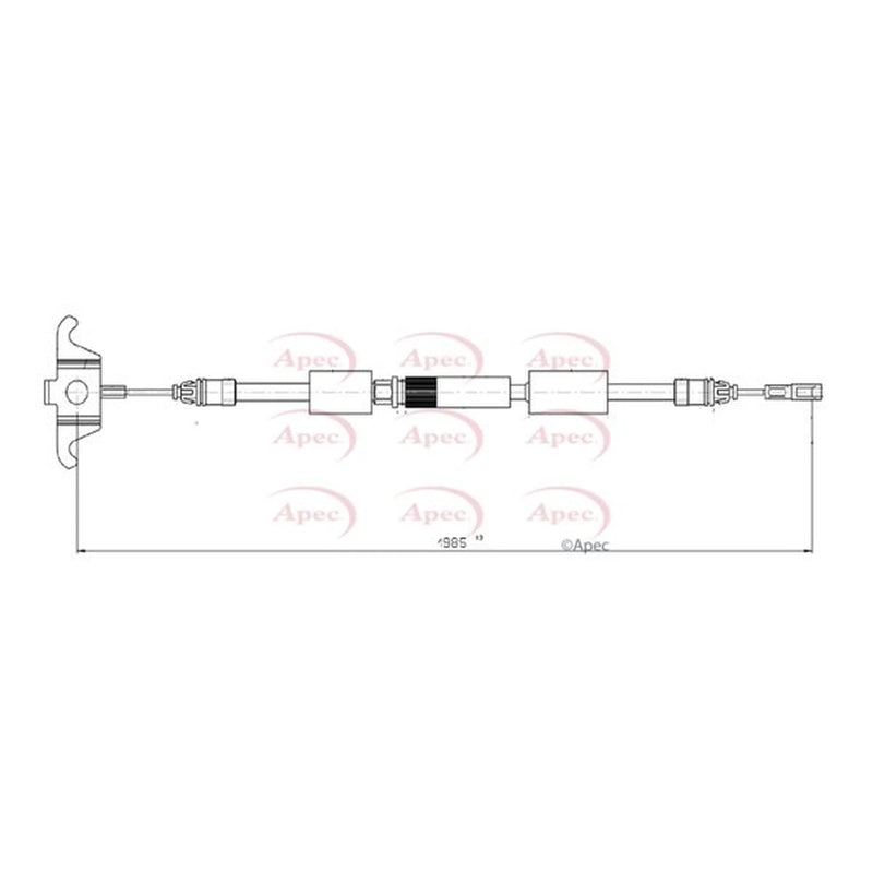 Apec Handbrake Cable Centre CAB1135