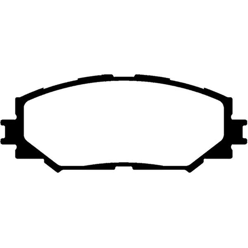 Abtex Front Brake Pad Set PLU1348