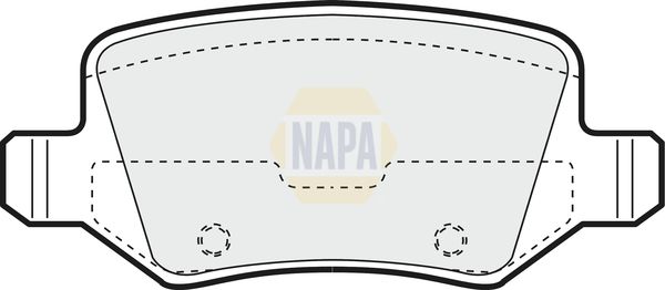 NAPA Front Solid & Rear Solid Brake Discs & Pads fits MERCEDES-BENZ