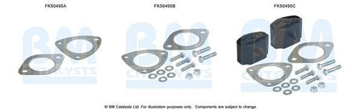 BM Catalysts FK50495A Exhaust Pipe Mounting Kit Fits Opel Insignia Vauxhall BM - Town Parts
