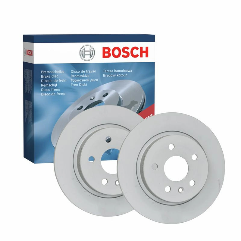 Bosch 2 x Solid Rear Brake Discs 0 986 479 C57