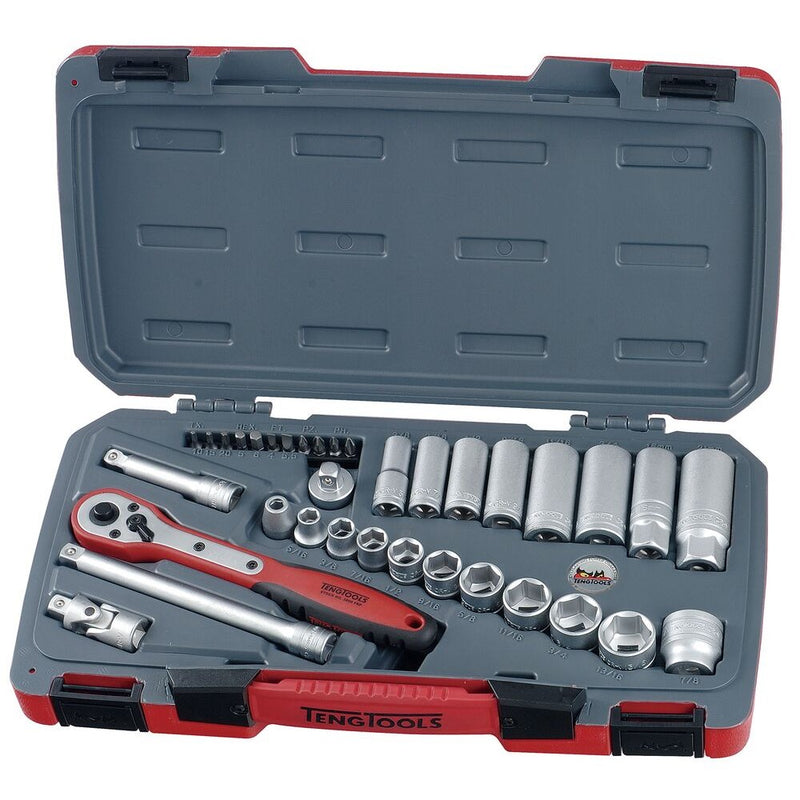 Teng Tools Socket Set MECCA PRO 3/8" Drive 35 Pieces