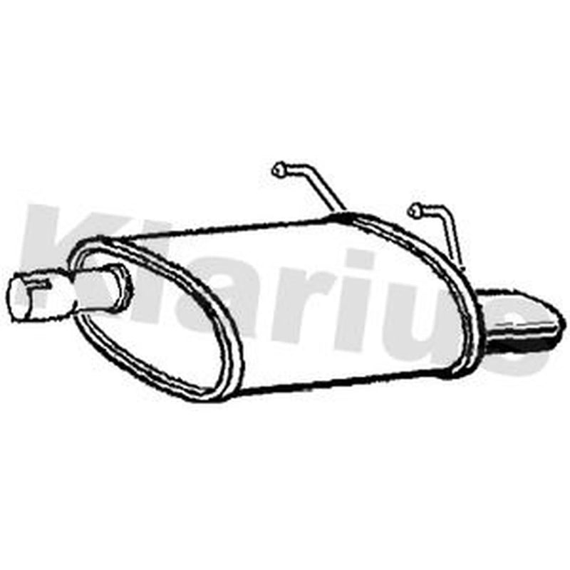 Klarius Box With Tail Pipe Rear FT951M