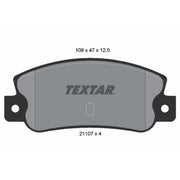 Textar Rear Brake Pad Set 2110701