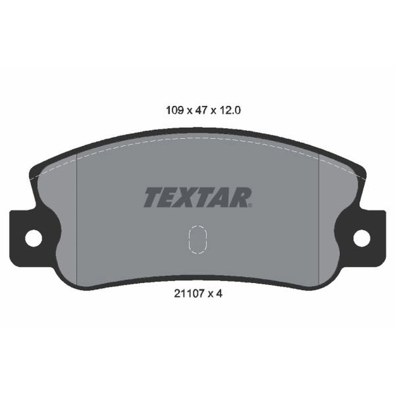 Textar Rear Brake Pad Set 2110701