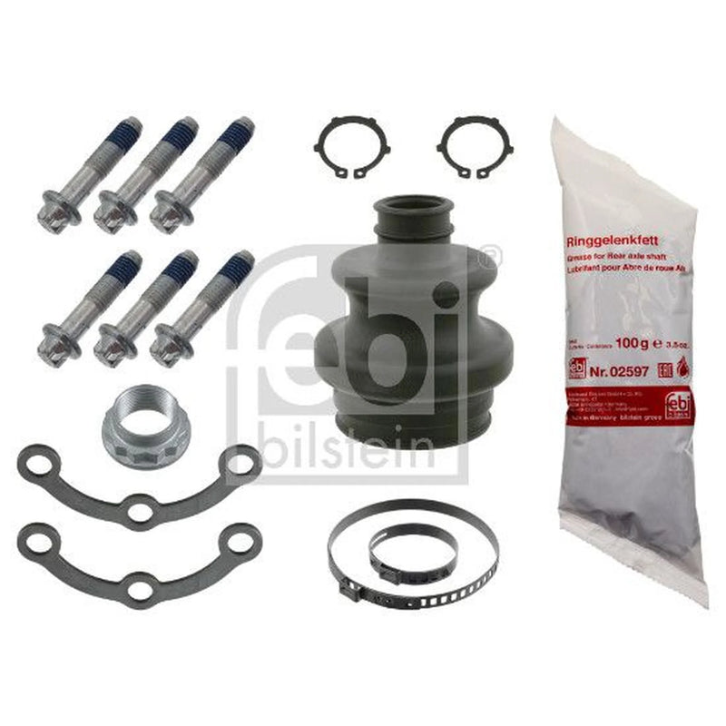 Febi Drive Shaft Bellow Kit transmission sided Rubber 24184