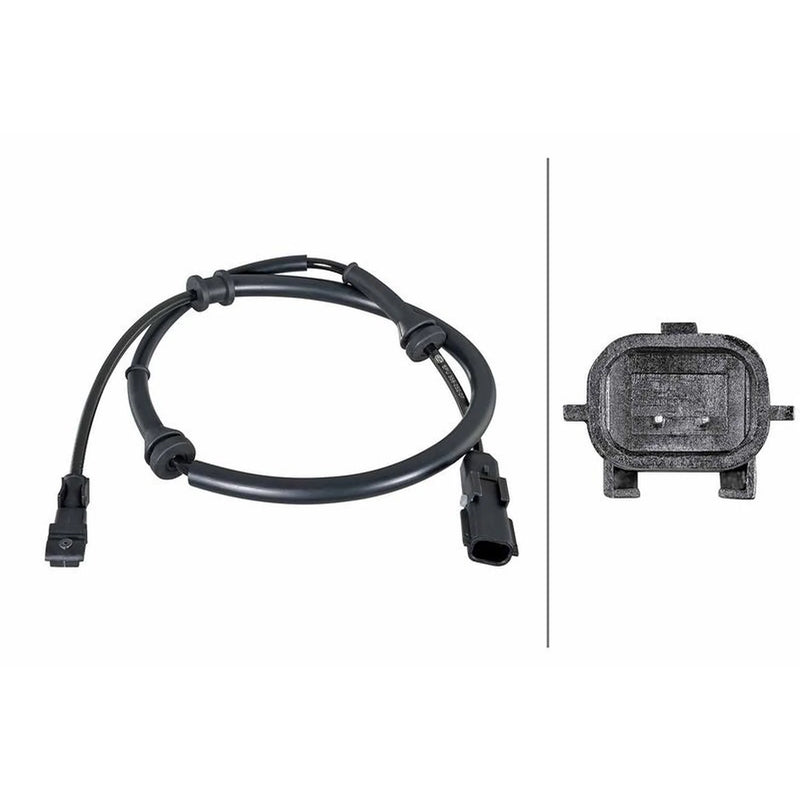 Hella ABS Wheel Speed Sensor Rear 6PU 358 252-071