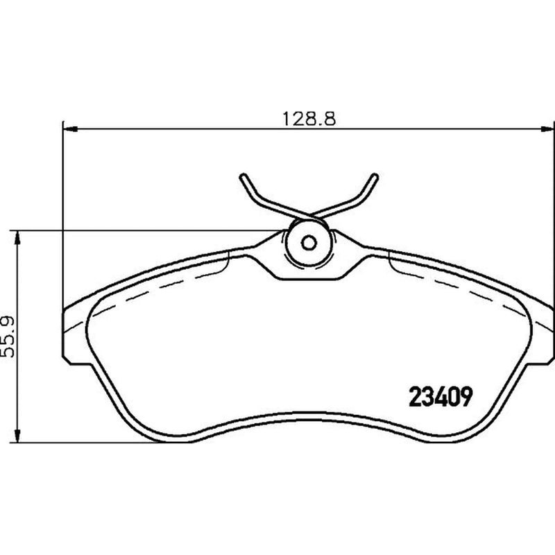Mintex Front Brake Pad Set MDB2254