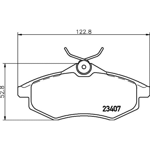 DON Front Brake Pad Set PCP1183