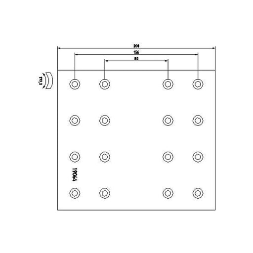 Textar Textar Cv Brake Lining Set 1906301