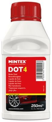 MINTEX MBF4-0250B Brake Fluid 0.25L Litre DOT 4 High-Performance Hydraulic Oil MINTEX - Town Parts
