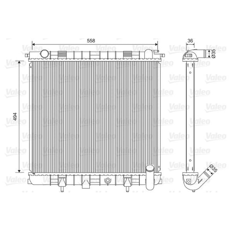 Valeo Engine Radiator 701599