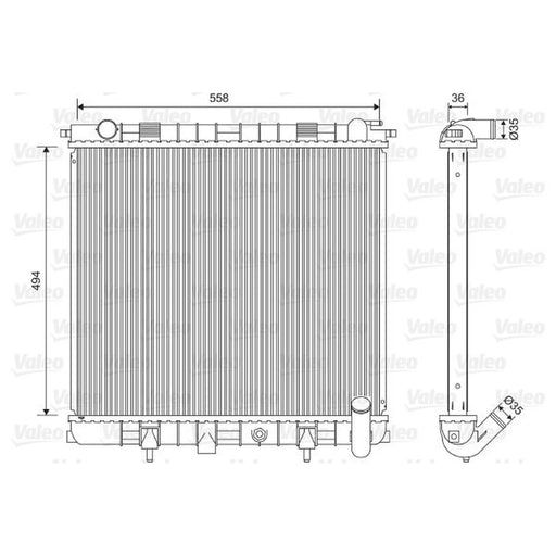 Valeo Engine Radiator 701599