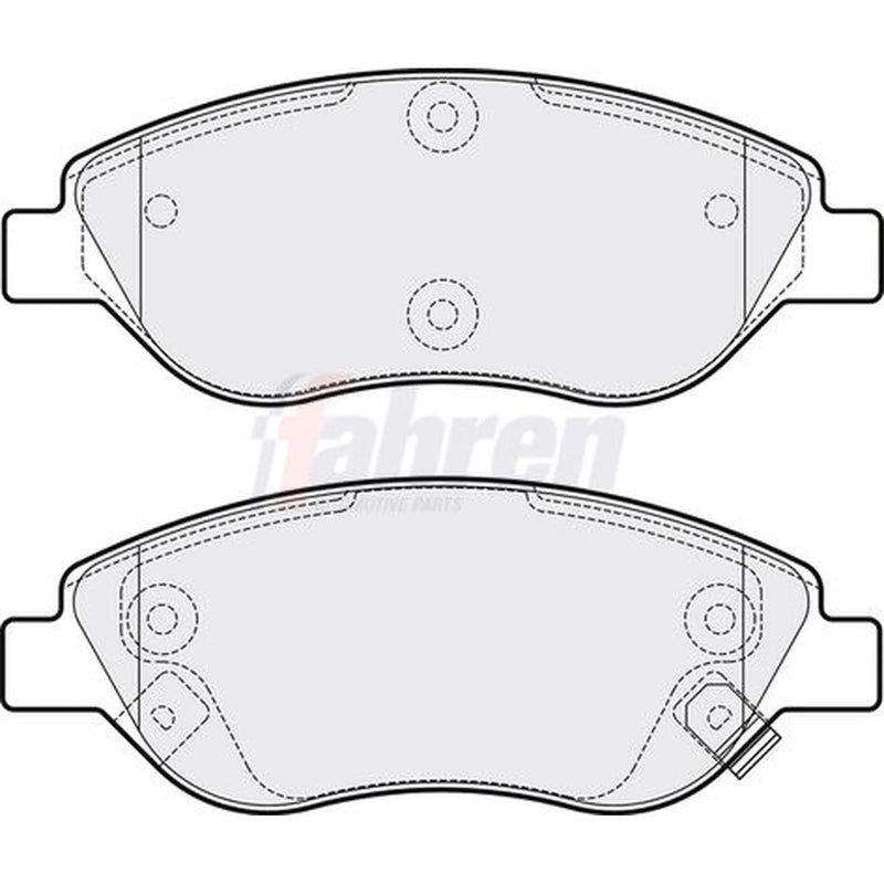 Fahren Front Brake Pad Set FBP3556