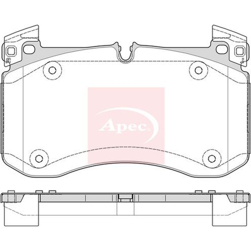Apec Front Brake Pad Set PAD2362