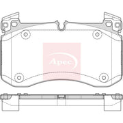 Apec Front Brake Pad Set PAD2362