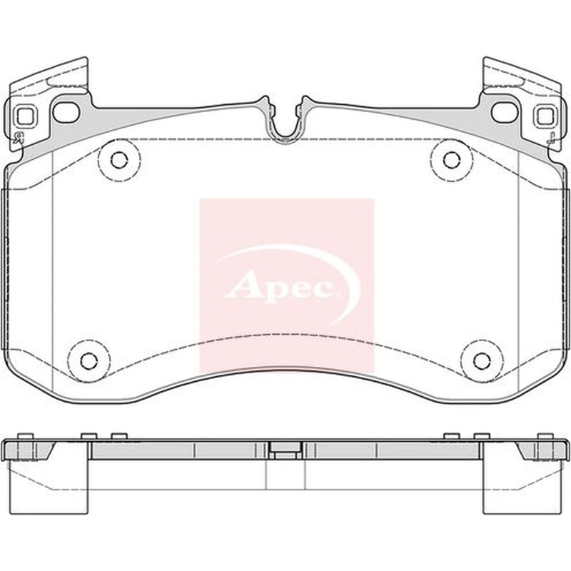 Apec Front Brake Pad Set PAD2362