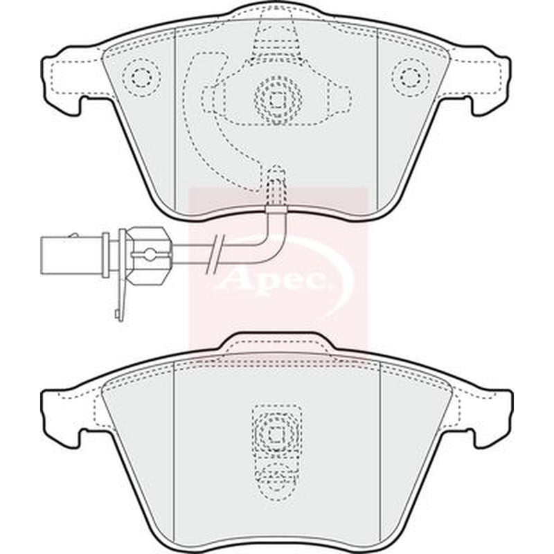 Apec Front Brake Pad Set PAD1299