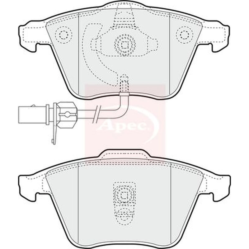 Apec Front Brake Pad Set PAD1299