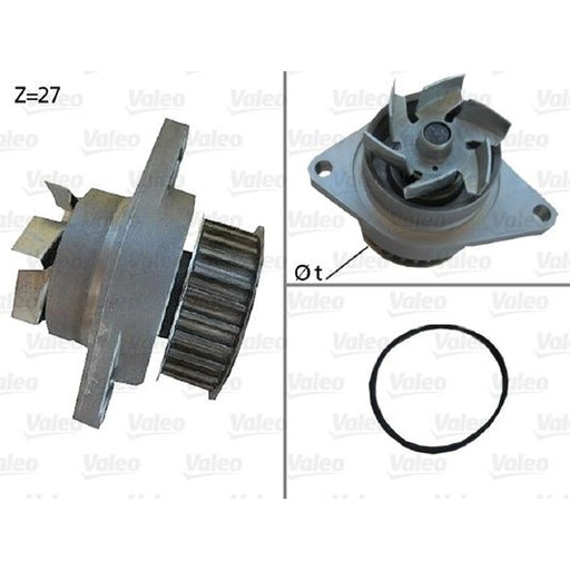 Valeo Engine Cooling Water Pump 506385