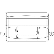 Exide Battery 12V 80Ah 700A EB800