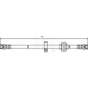 Apec Brake Hydraulic Hose Line Front HOS3468