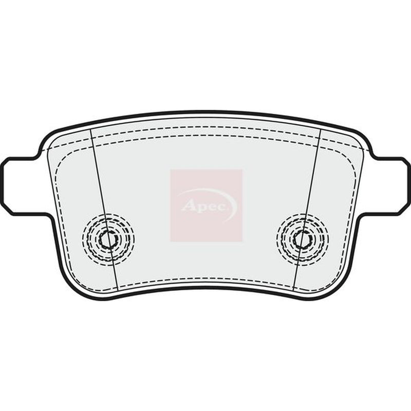 Apec Rear Brake Pad Set PAD1932