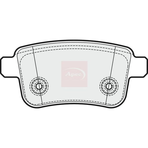 Apec Rear Brake Pad Set PAD1932