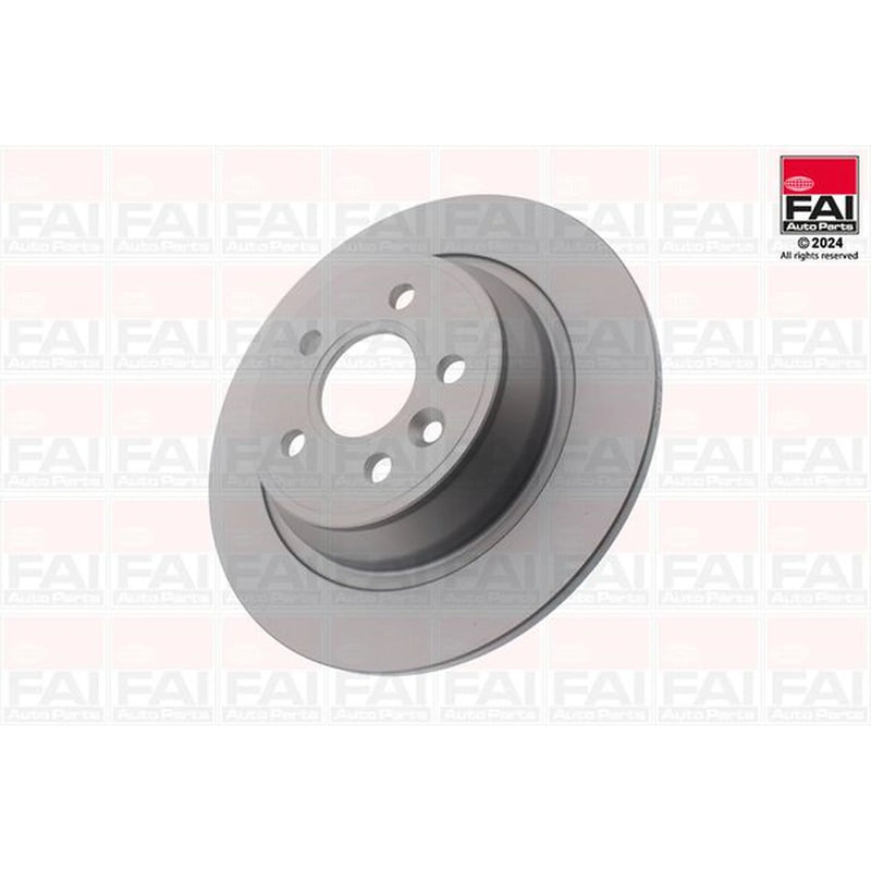FAI 2 x Solid Rear Brake Discs BD117