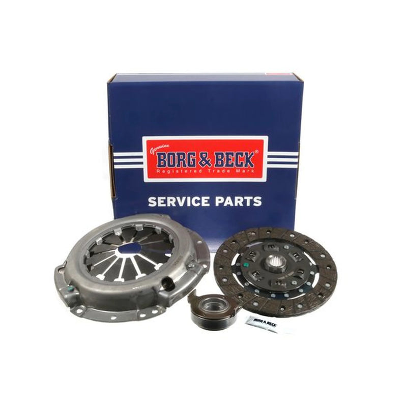 Borg & Beck Clutch Kit Set 3pc 190mm HK9205