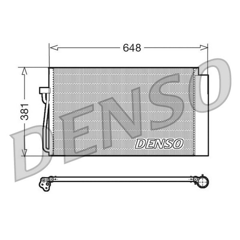 Denso Air Conditioning Condenser DCN05017