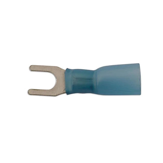 Connect Blue Heat Shrink Fork Terminal 25pc 4-5mm