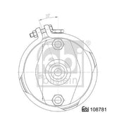 Febi Diaphragm Cylinder 108781