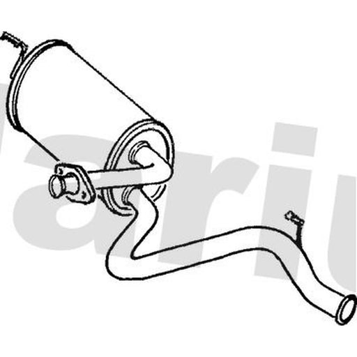 Klarius Box With Tail Pipe Rear LR146H