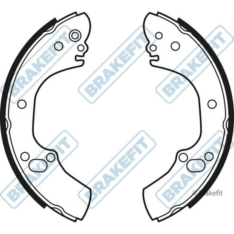 Apec Brake Shoe Set Axle Kit BSH1116