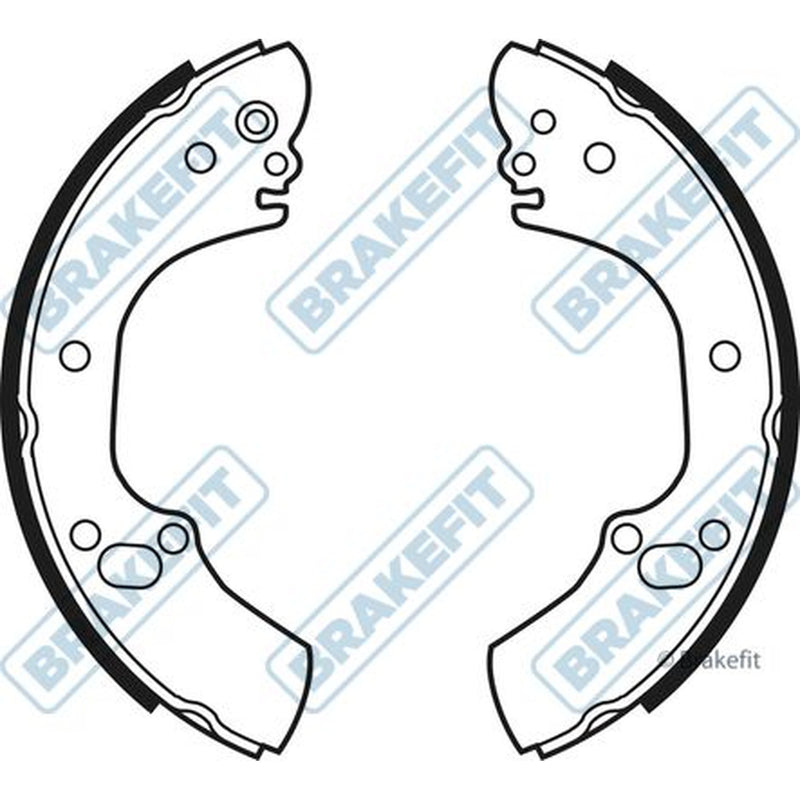 Apec Brake Shoe Set Axle Kit BSH1116
