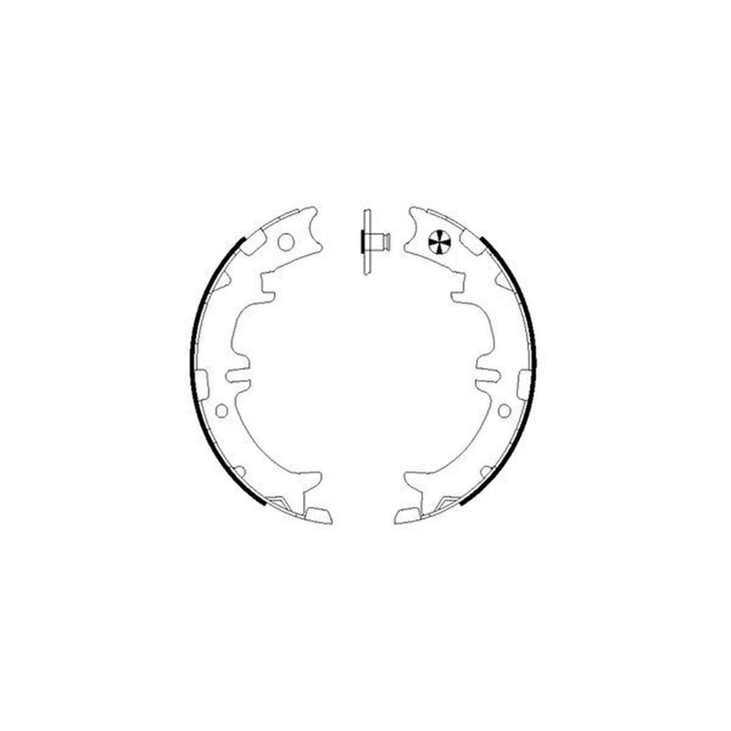 Mintex Parking Brake Shoe Set MFR611