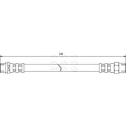 Apec Brake Hydraulic Hose Line Rear HOS3166