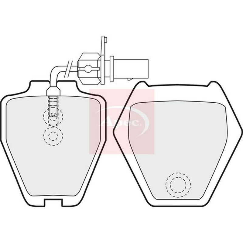 Apec Front Brake Pad Set PAD1179