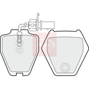 Apec Front Brake Pad Set PAD1179