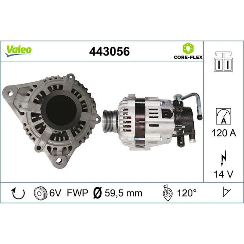 Valeo Car Alternator 12V 443056