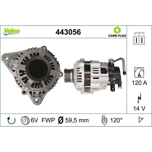 Valeo Car Alternator 12V 443056