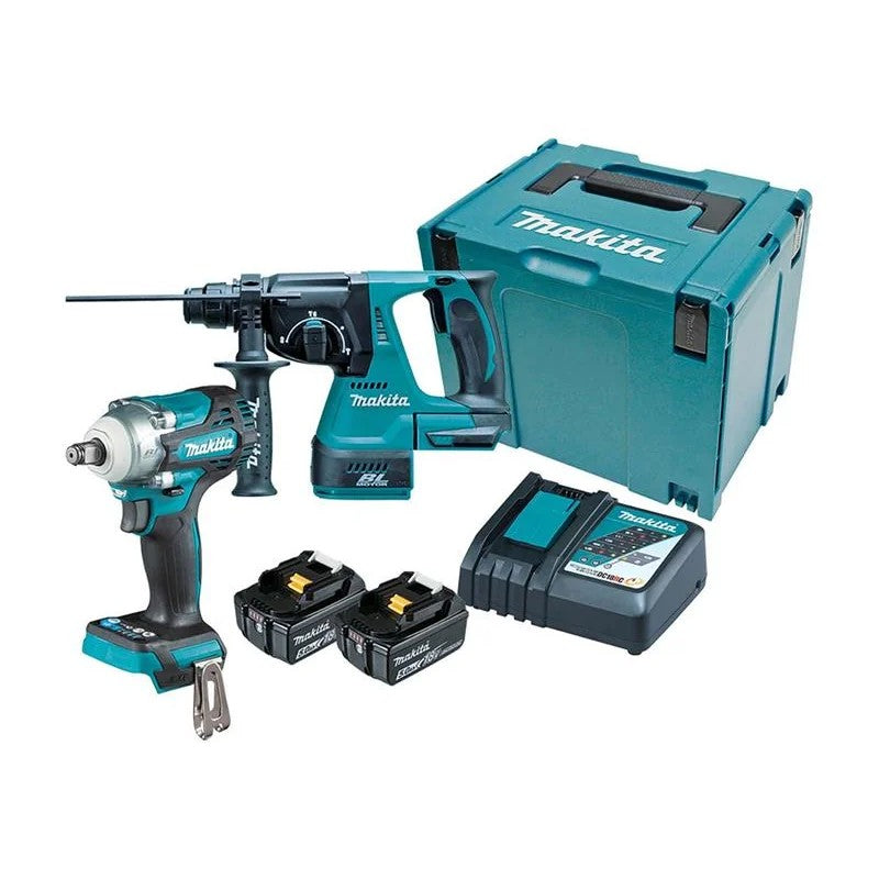 Makita DLX2372TJ Twin Pack 18V 2 x 5.0Ah Li-ion - DLX2372TJ
