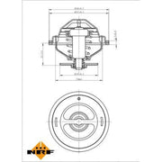 NRF Thermostat,Coolant 725194