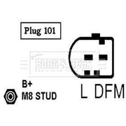 Borg & Beck Car Alternator 12V BBA2176