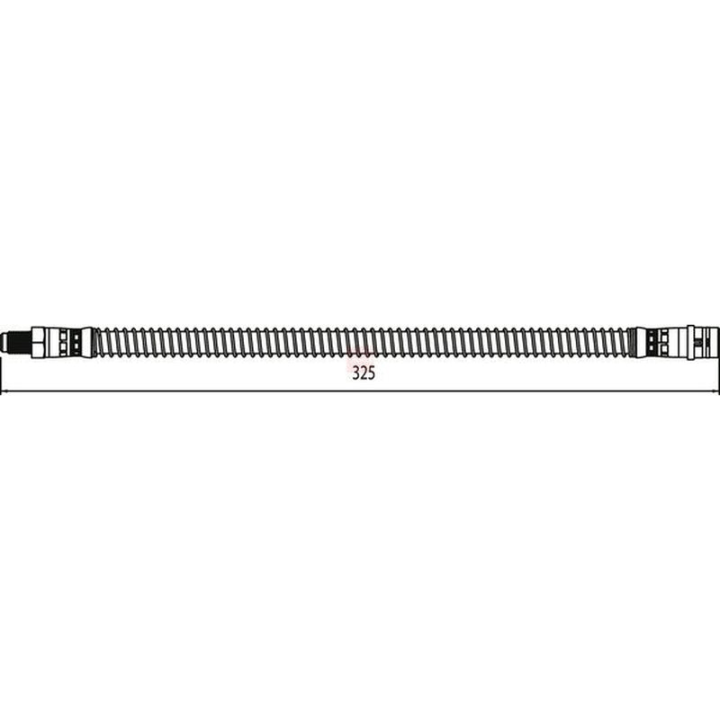 Apec Brake Hydraulic Hose Line Rear HOS4036