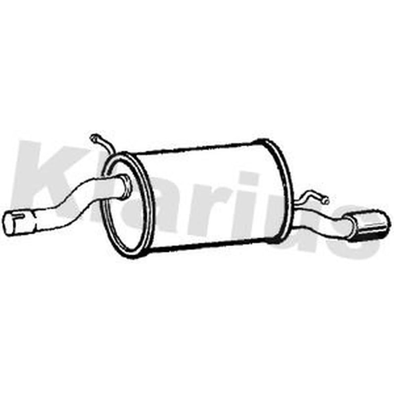 Klarius Box With Tail Pipe Rear FT929W
