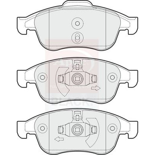 Apec Front Brake Pad Set PAD1669B