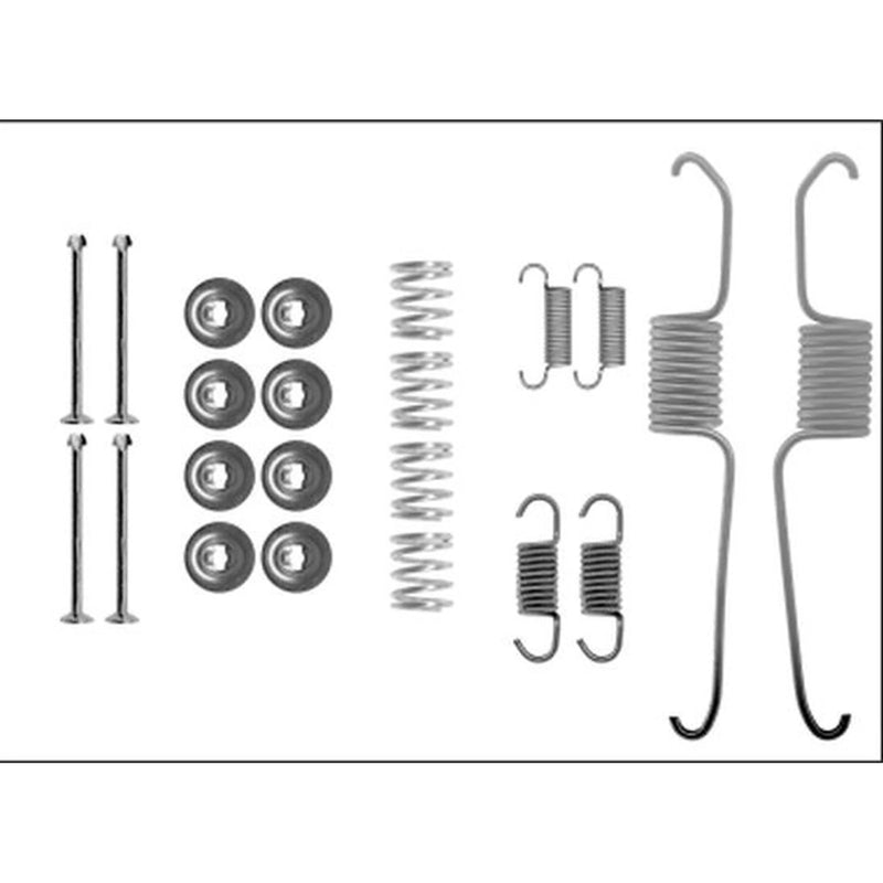 Textar Brake Shoe Accessory Kit Rear 97040200